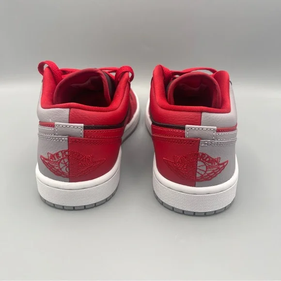 New Nike Air Jordan 1 Low SE Gym Red/Black/White/Cement Grey #Women's - Picture 10 of 16
